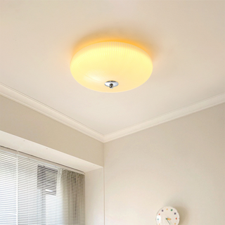 LED French glass ceiling lamp – modern minimalist dining room