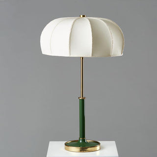 Modern metal fabric bedside table lamp — E27 bulb socket