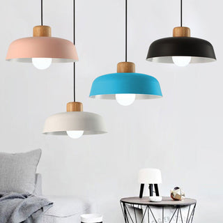 Minimalist aluminium ceiling fixture — Scandinavian pendant