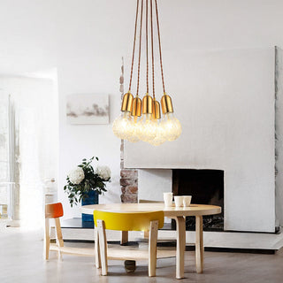 Suspension en verre moderne – Luminaires suspendus LED élégants pour salon