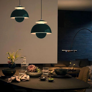 Suspension en métal nordique – Luminaire réglable au design métallique épuré