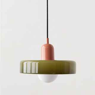 LED glass pendant lamp — small modern kitchen island