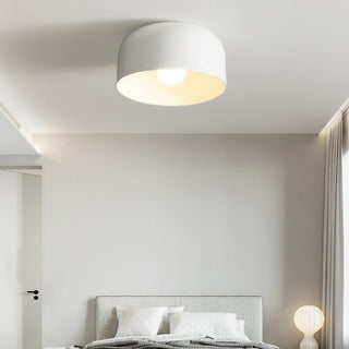 Nordic round iron flush mount ceiling lamp, Scandinavian design