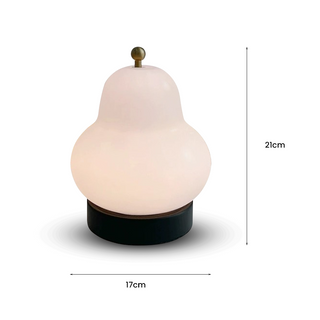 Pear touch portable lamp — French LED soft bedroom