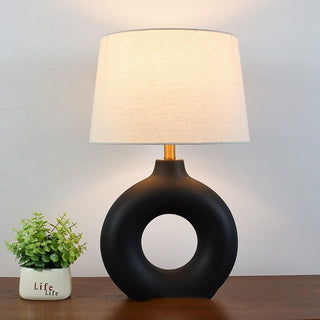 Modern shadow sphere lamp front — unique silhouette ambient
