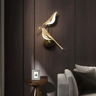 Applique Murale LED Moderne Oiseau - Lampe Murale en Acrylique avec Éclairage Doux
