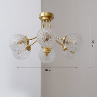 Metal circle living room chandelier mid century large pendant