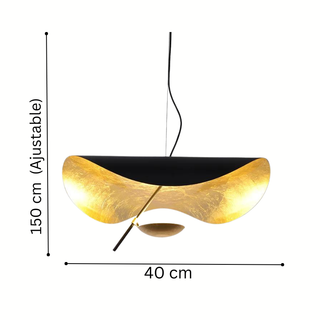 Estética Ceiling Light – Modern Soft LED Lighting | Elegant Iron & Glass Lamp