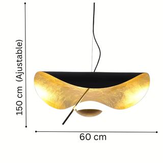 Estética Ceiling Light – Modern Soft LED Lighting | Elegant Iron & Glass Lamp