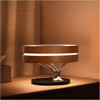 Bluetooth dimmable bedside lamp — wireless charging setting