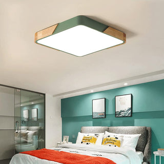 LED Nordic flush ceiling lamp rectangular – living room