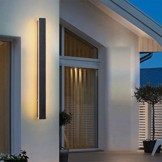 Industrial acrylic outdoor wall lamp illuminated — weatherproof 10W