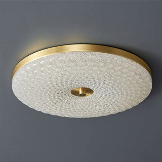 Modern Ceiling Light – Creative LED Copper Lamp With Crystal Accent