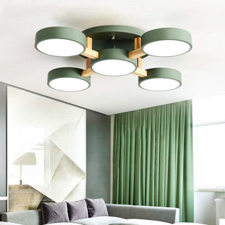 Acrylic Ceiling Light – Modern Multi-Head Fixture with Diffused Acrylic Heads