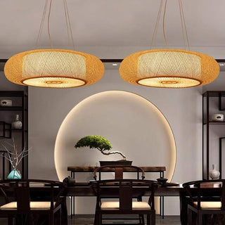 Bamboo Pendant Lamp – Eco Friendly Pendant Light with LED Lighting for Indoor Use