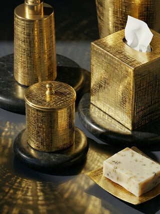 gold brass bathroom set solid brass soap dispenser detail