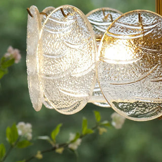 Retro decorative ceiling fixture glass – gold finish modern