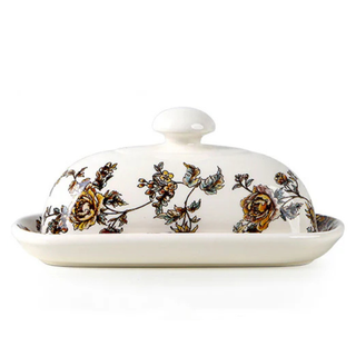 Hand Painted Butter Dish