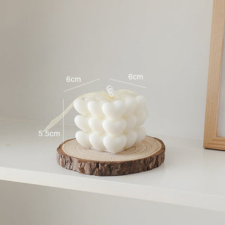 aromatic wax candles handmade scented cube candles home decor lifestyle view