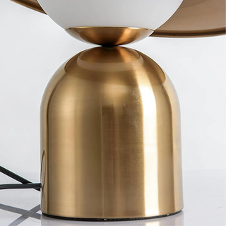 Elegant chic table lamp setting — warm ambient light