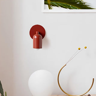 Modern small wall sconce stained glass — coloured shade