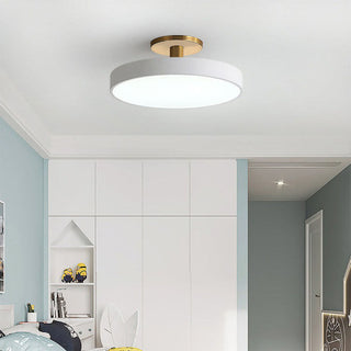 Acrylic semi-flush ceiling fixture illuminated, dining bedroom