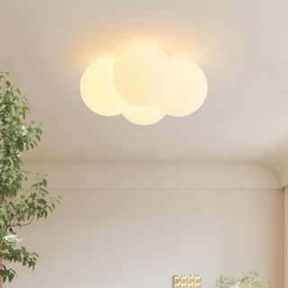 Cloud bubble ceiling light, modern LED three color white
