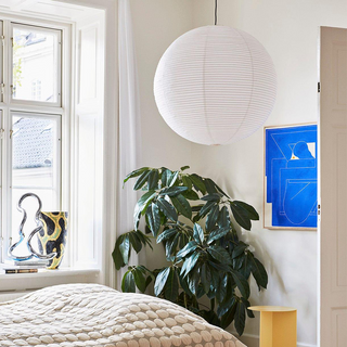 Scandinavian white paper lantern hanging lamp