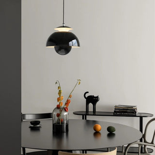 Suspension en métal nordique – Luminaire réglable au design métallique épuré