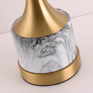 Green marble luxury lamp — elegant design setting