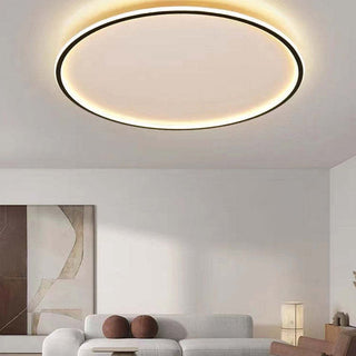 Ultra-Thin Ceiling Light - Adjustable Round LED Minimalist Light Fixture for Living Room