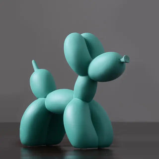 balloon dog sculpture colorful resin figurine eco friendly decor lifestyle view