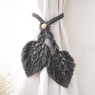 curtain tieback rope durable decorative holdbacks fiamma neri top view