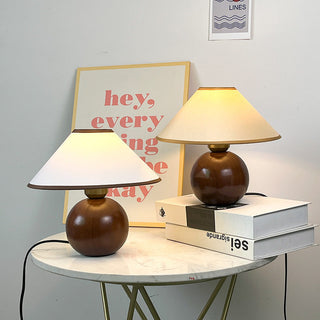 Elegant vintage designer table lamp — close-up detail