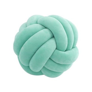 knotted ball throw pillow large decorative cushion unique knot design feature view