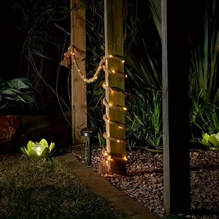 Rustic Light Garland – Elegant String Lights With Soft Warm Glow & Easy Install