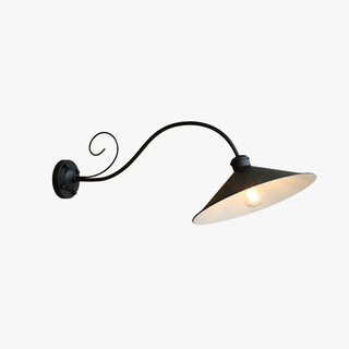 Vintage Metal Wall Light – Retro Outdoor Light With Iron Wall Sconce Finish