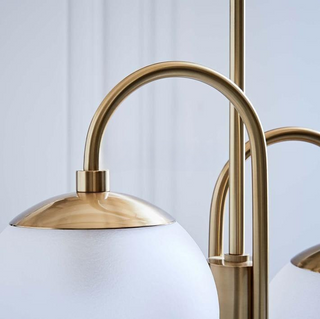 Gold chandelier vintage metal large multi-layered pendant lamp