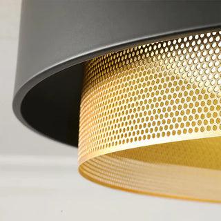 Minimalist LED ceiling panel fixture – flush mount side view