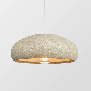 Lámpara Colgante Beige Piedra - Lámpara Colgante Ajustable Moderna para Comedor