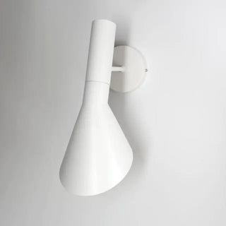 Italian design black wall light illuminated — matte LED interior sconce