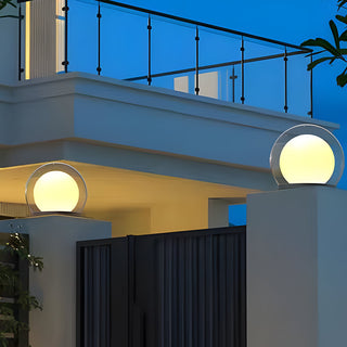 Outdoor Lamp Stainless Steel – Modern Black Steel Lantern with Warm Ambient Lighting