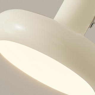 Retro swing arm white wall sconce adjustable — metal lamp