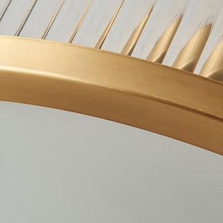 Brass vintage ceiling lamp round – warm finish glow