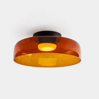 Creative designer glass ceiling light, modern living room