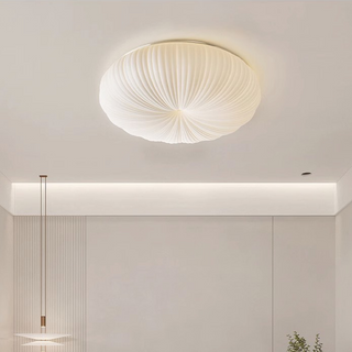 Nordic metal pumpkin ceiling fixture, creative LED modern design