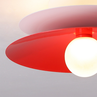 LED ceiling light for entry hall, slim profile flush mount fixture