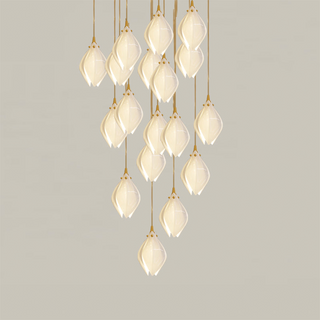 Stylised bloom pendant styled — creative multi-head lamp