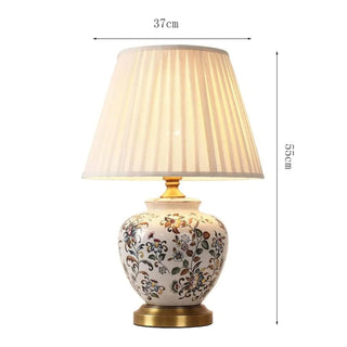 Ivory butterfly lamp illuminated — warm glow porcelain design