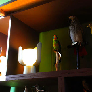 Petal glass lamp post modern — LED metal ambient